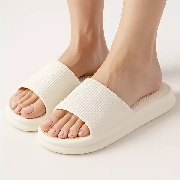 non slip slippers, comfy house slippers, open-toe house slippers,