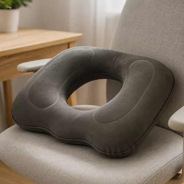 seat cushion, donut pillow, donut cushion, sciatica seat cushion, pressure relief seat cushion, coccyx seat cushion, tailbone pillow, hemorrhoid cushion