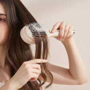 hair brush, self cleaning hair brush, anti static hair brush