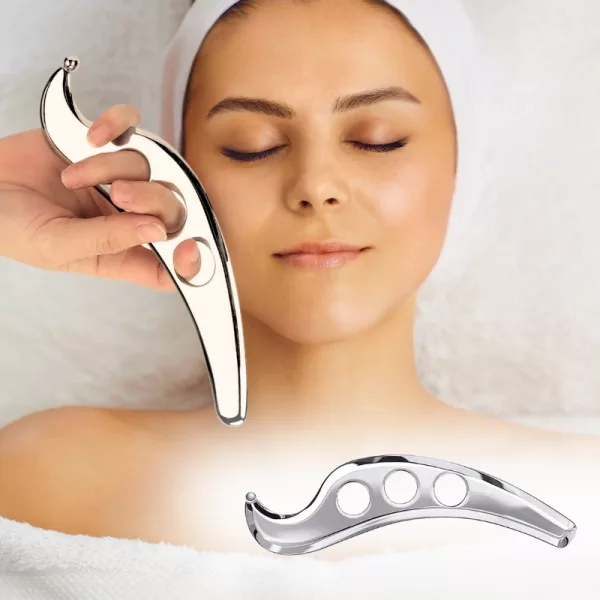 stainless steel gua sha, massage scraper, scraping massage tool, gua sha scraper, metal gua sha