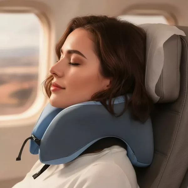 ergonomic pillow, u shaped pillow, memory foam pillow, travel pillow, neck pillow