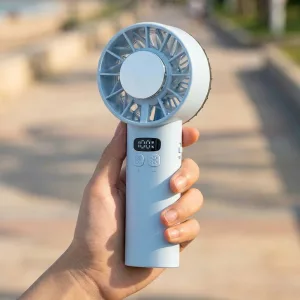 handheld fan, neck fan, portable neck fan, mini portable fan, folding hand fan, necklace fan, wearable fan, rechargeable handheld fan